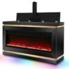 08b23ac88404dc64c98edcb2c6e13838_orig.jpeg A93 TV STAND W/FIREPLACE (BLACK)