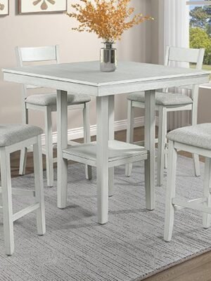 2631SET-DW LESTER 5-PK CTR HT TABLE DRIFT WOOD