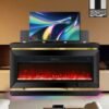 d829244c150916dcd701c9dd8586af26_orig-1.jpeg A93 TV STAND W/FIREPLACE (BLACK)